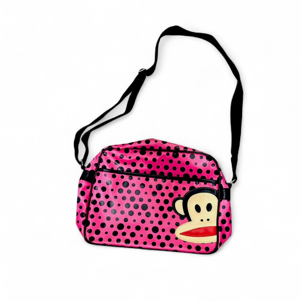 Pink Polka Dot Paul Frank Crossbody Bag